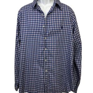 Ralph Lauren Plaid XL Dress Shirt